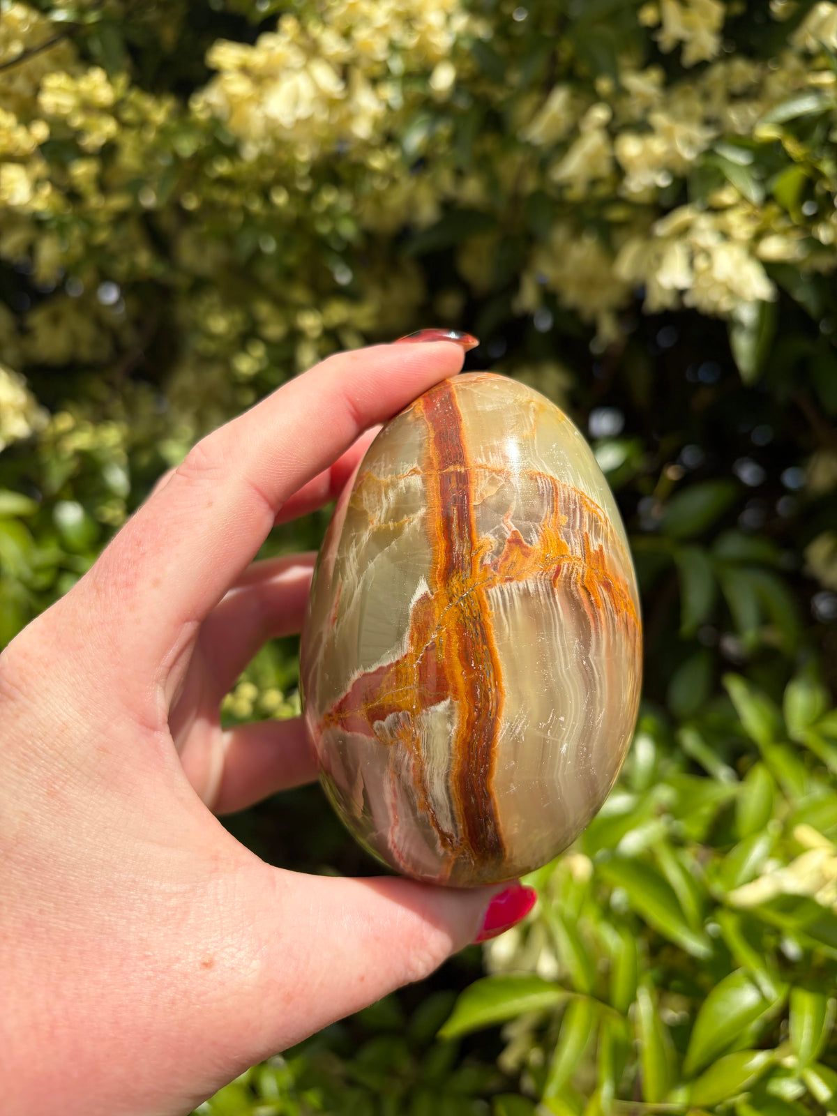 Banded Calcite Medium Egg C