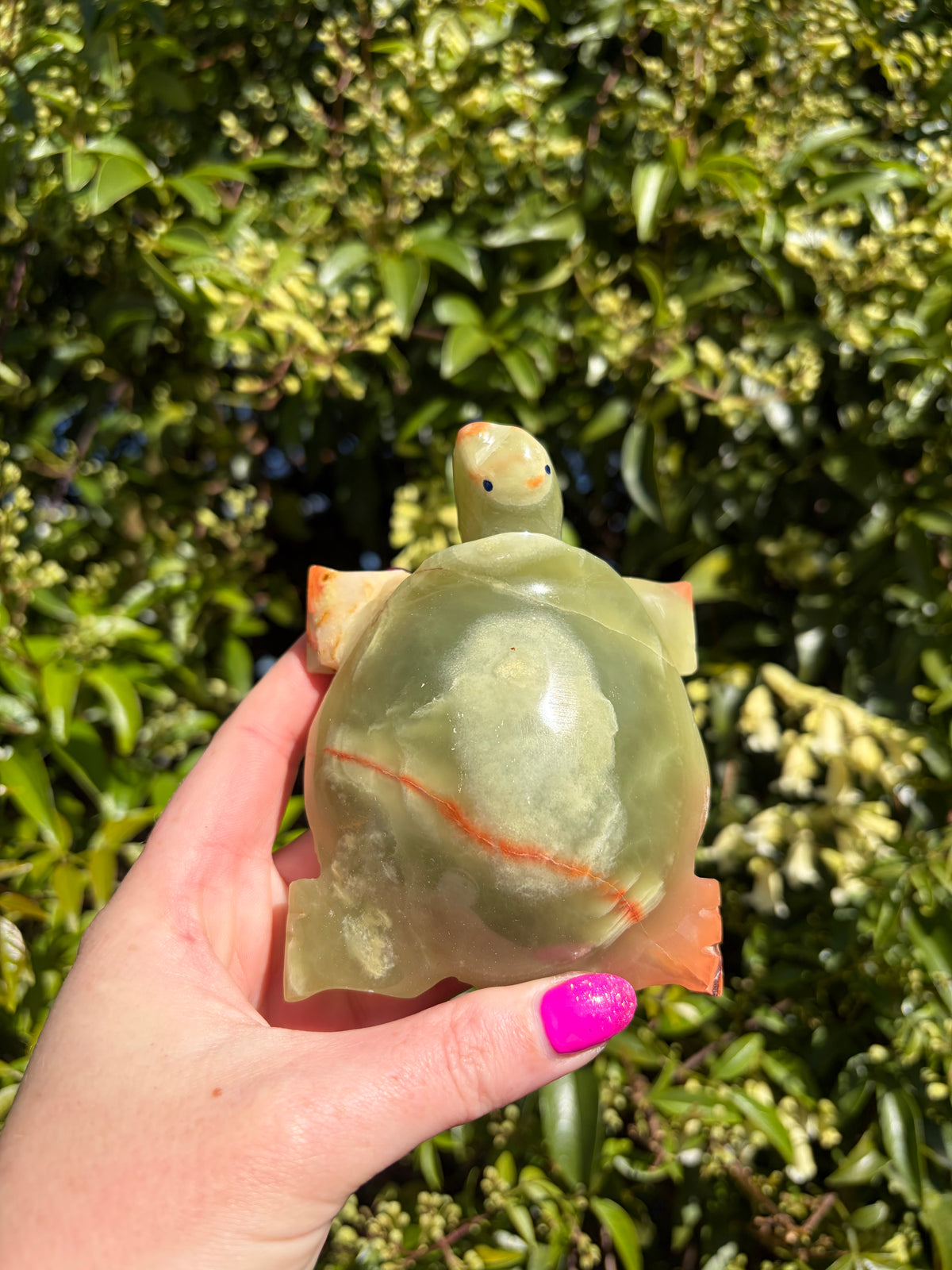Banded Calcite Large Turtle C