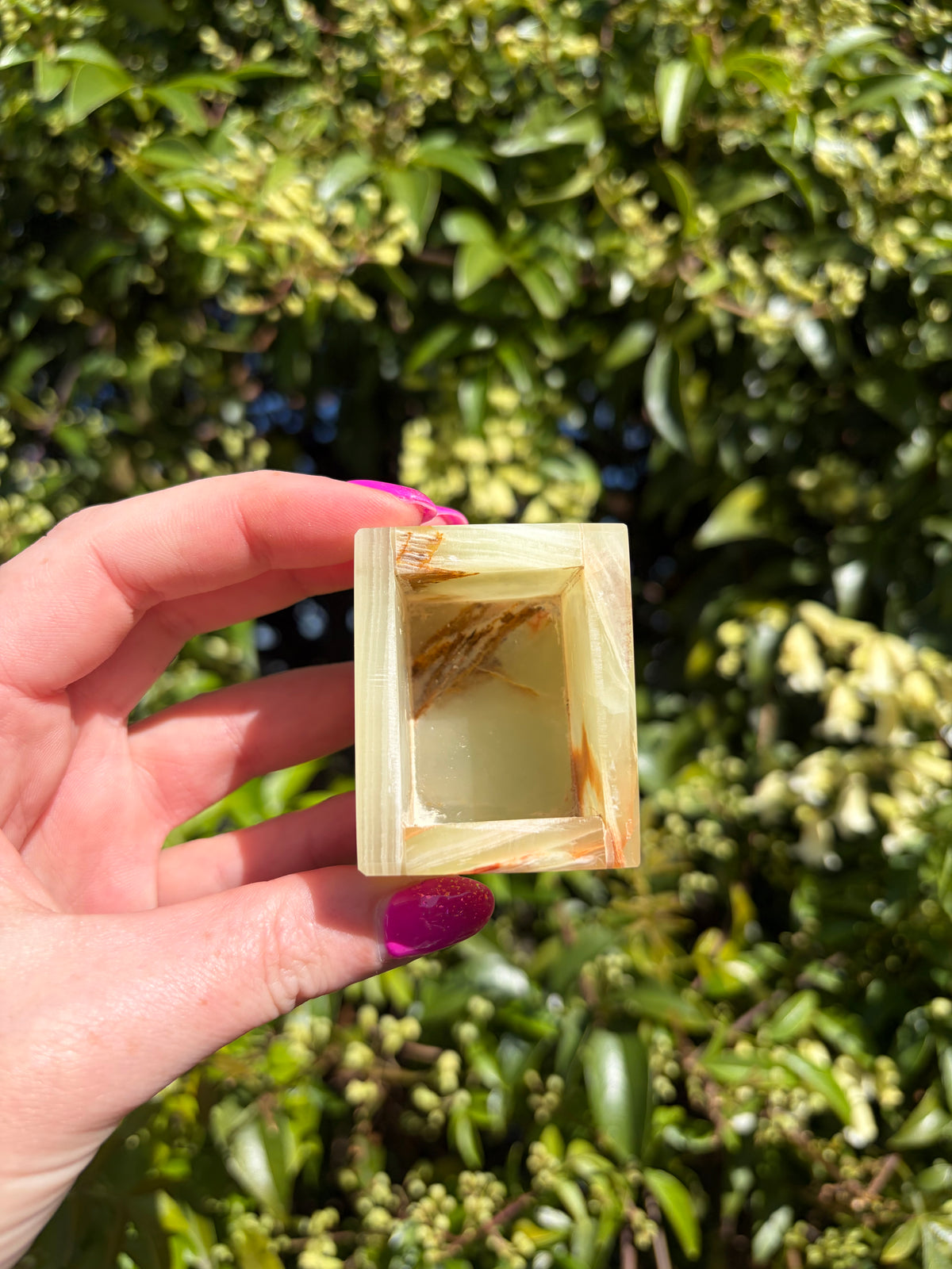 Banded Calcite Trinket Box B