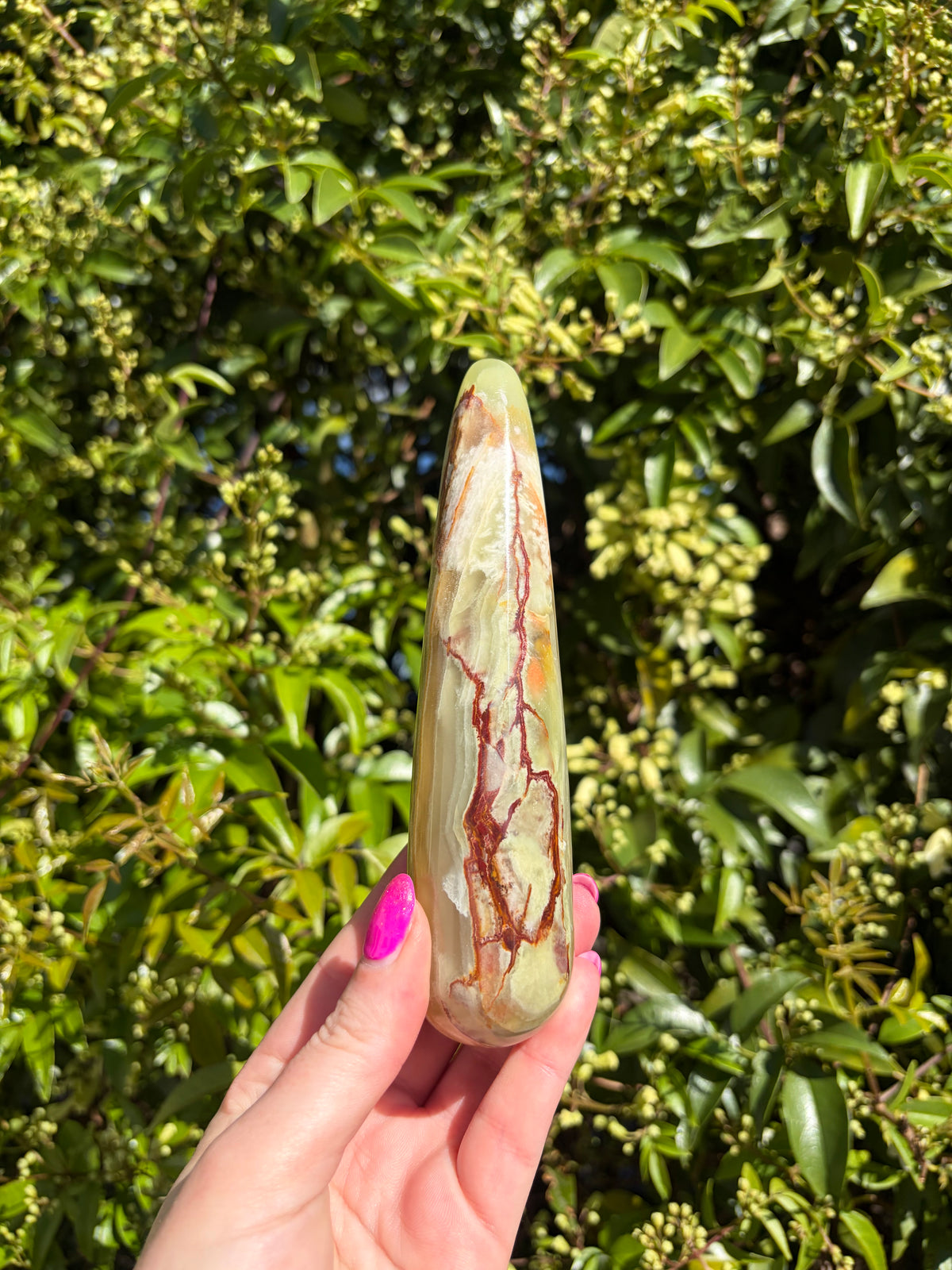 Banded Calcite Wand A