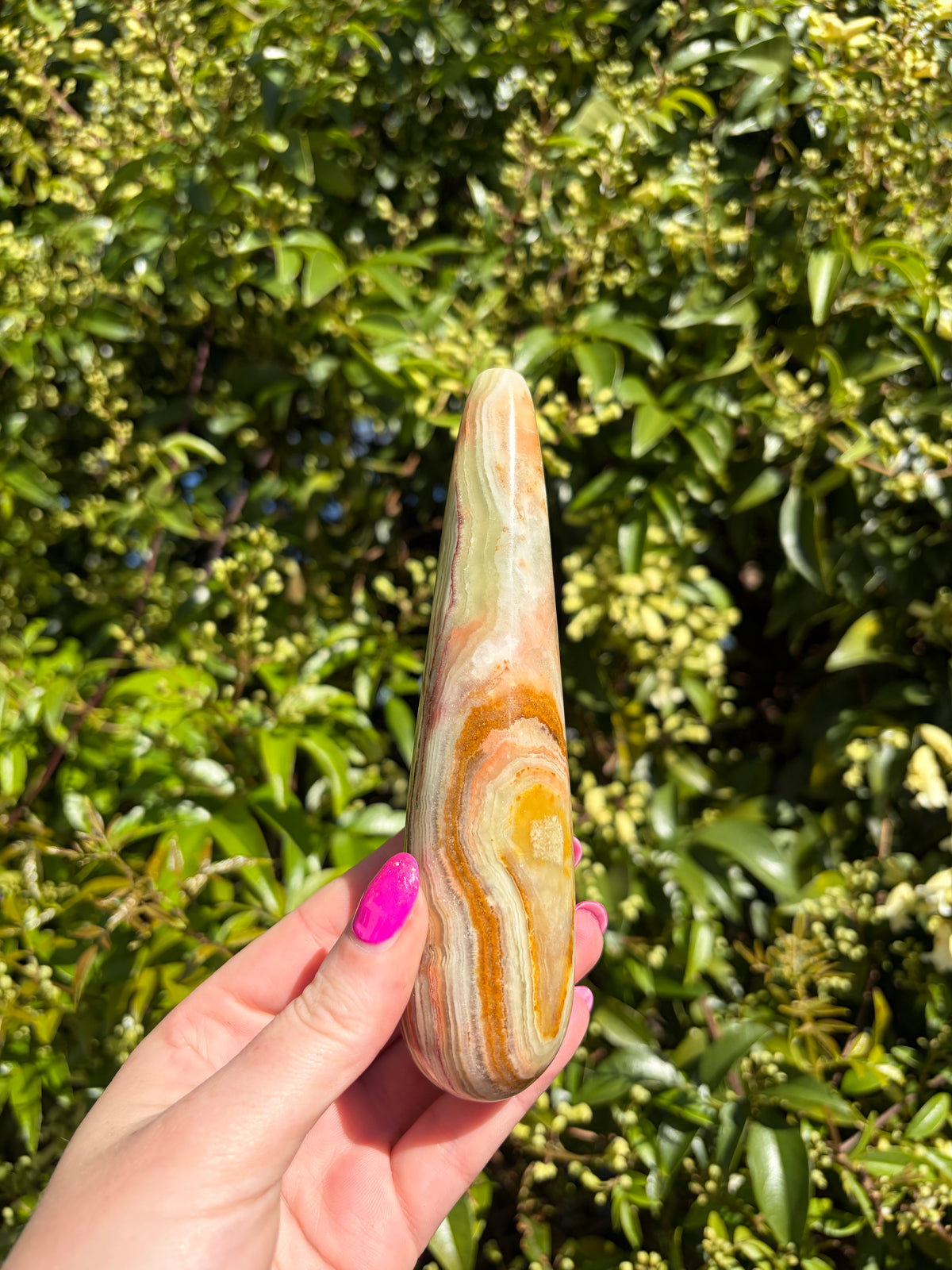 Banded Calcite Wand B