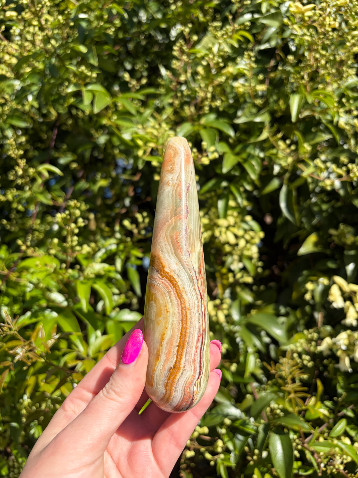Banded Calcite Wand B