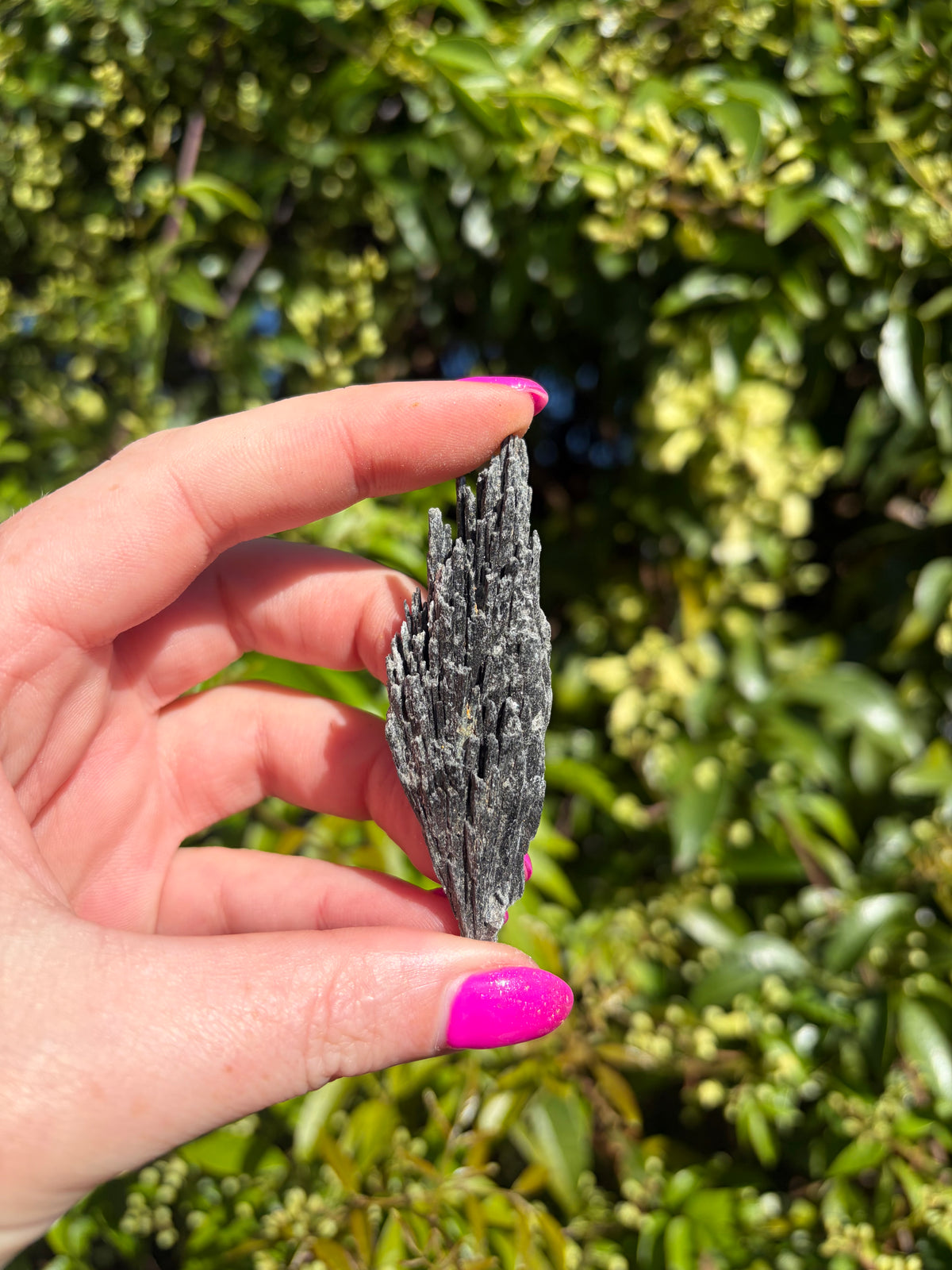 Black Kyanite Fan Piece G