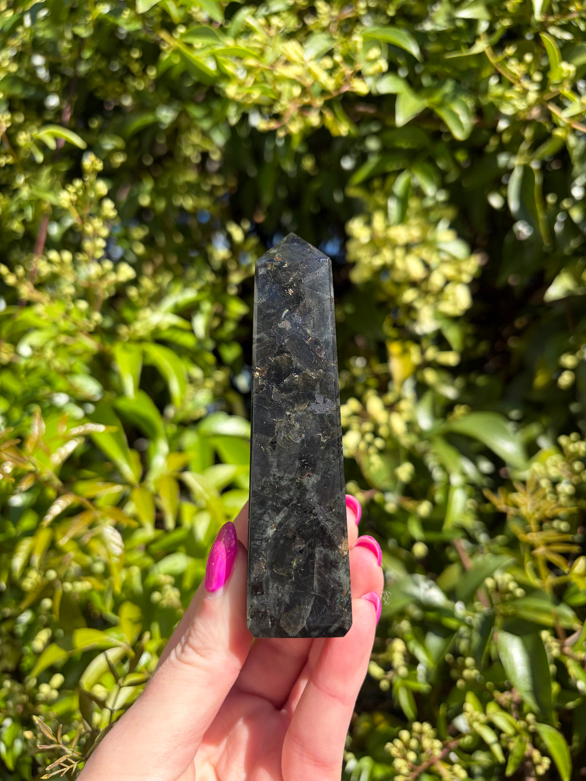Black Larvikite Point A