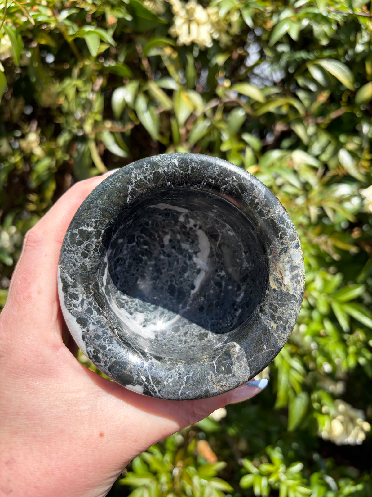 Black Marble Mortar & Pestle B
