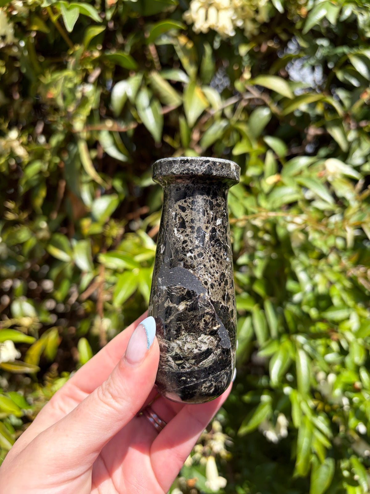 Black Marble Mortar & Pestle B