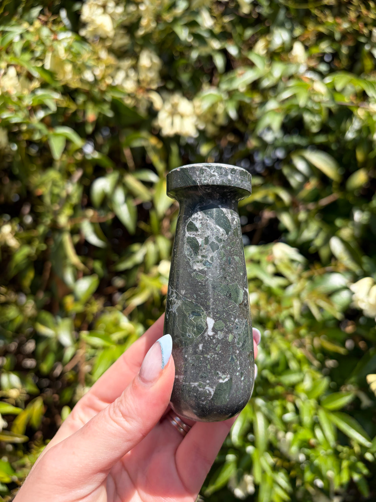 Black Marble Mortar & Pestle D