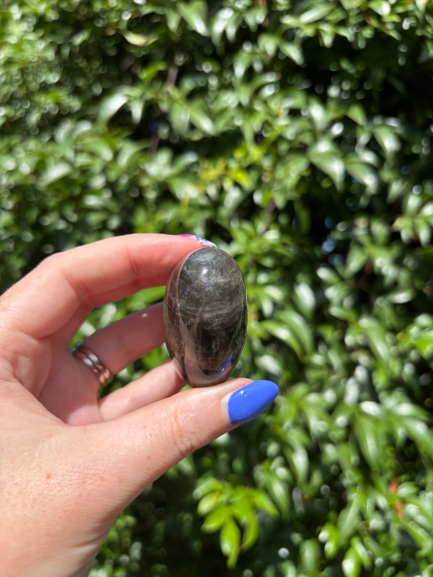 Black Moonstone Heart F