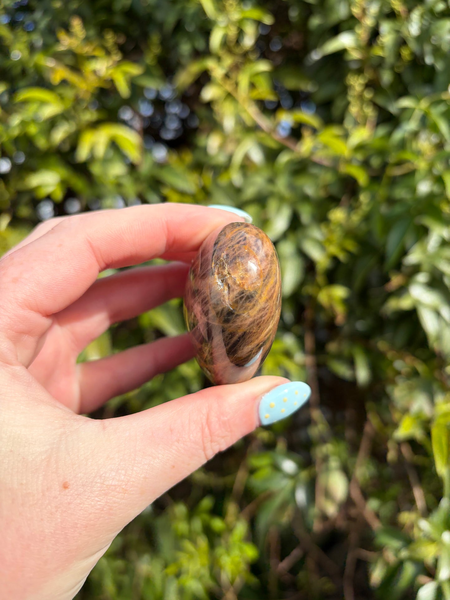 Black Moonstone Heart A