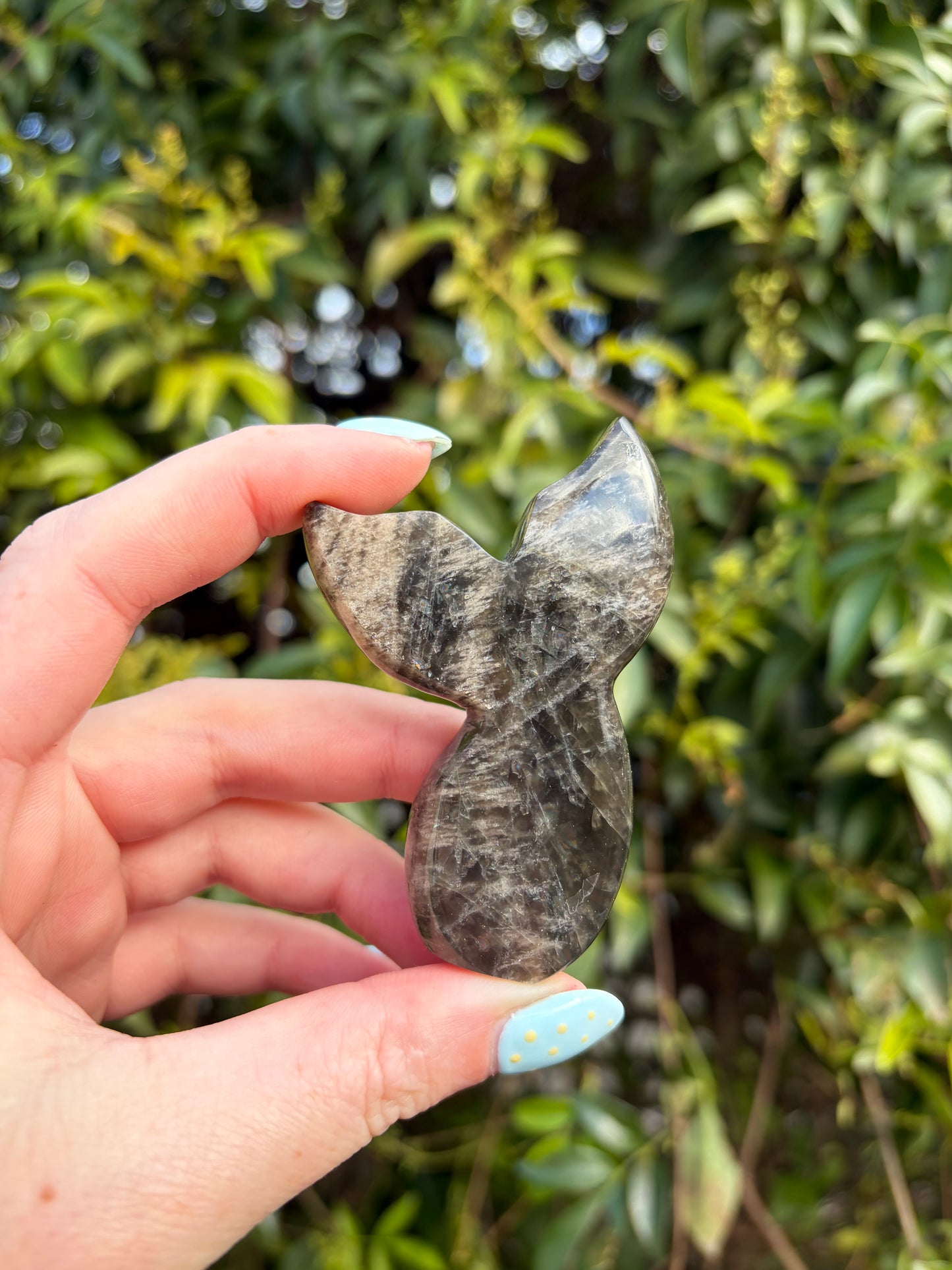 Black Moonstone Mermaid Tail A