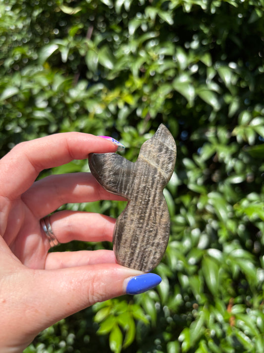 Black Moonstone Mermaid Tail B