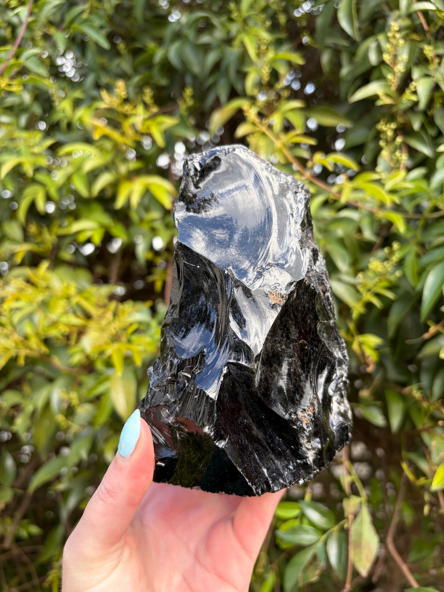 Black Obsidian Flat Base A 1.1kgs