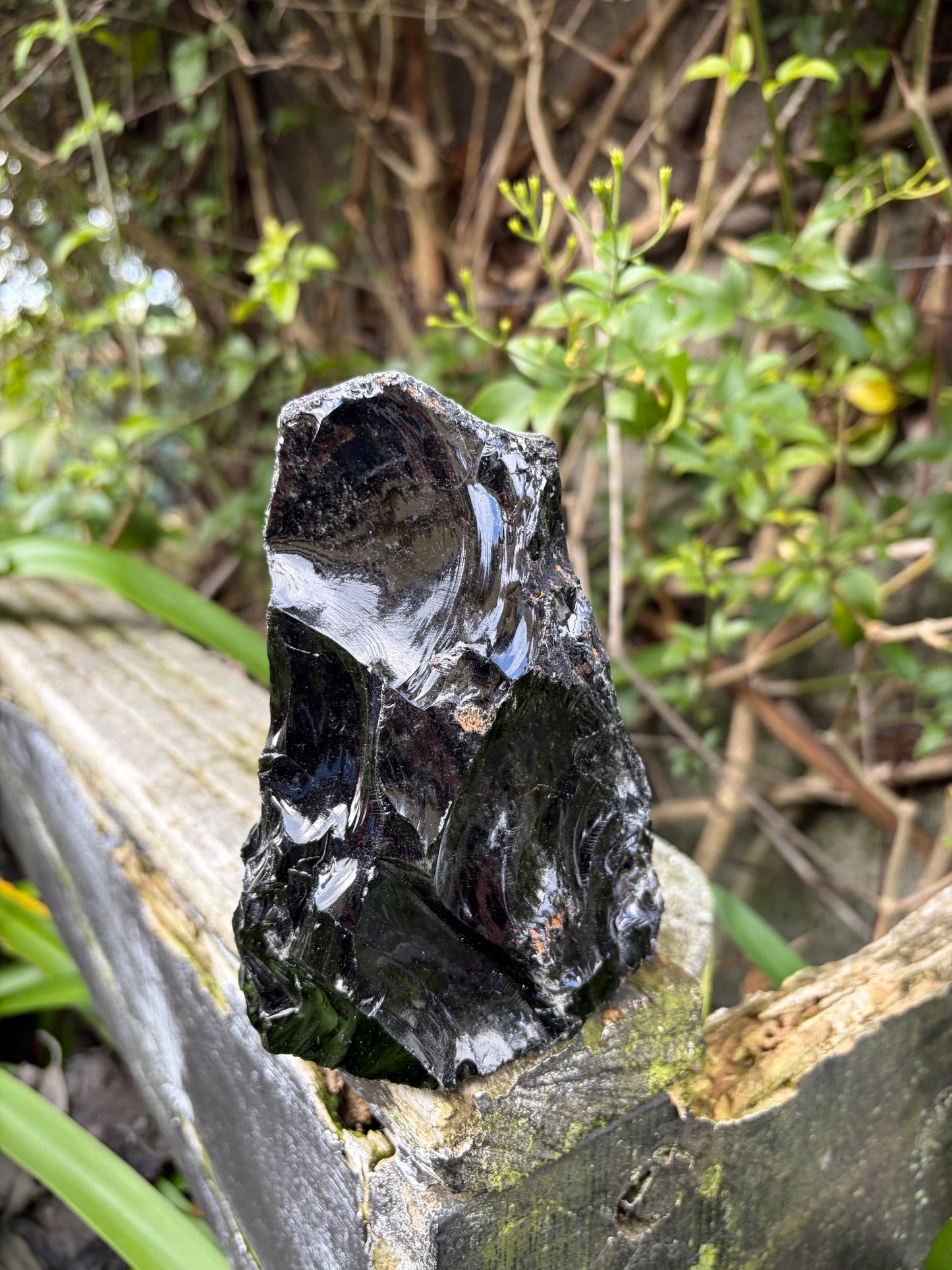 Black Obsidian Flat Base A 1.1kgs
