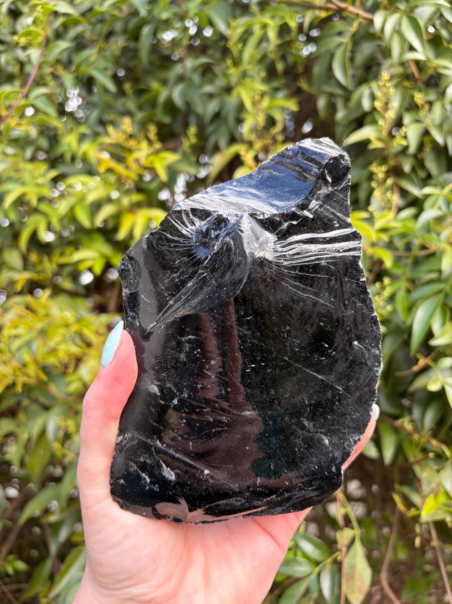 Black Obsidian Rough Piece A 1.1kgs