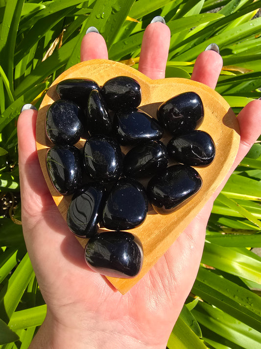 Black Obsidian Tumbled Stone