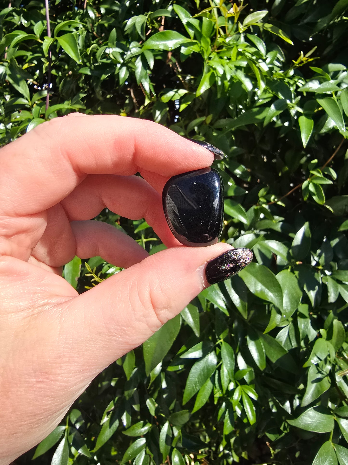 Black Obsidian Tumbled Stone