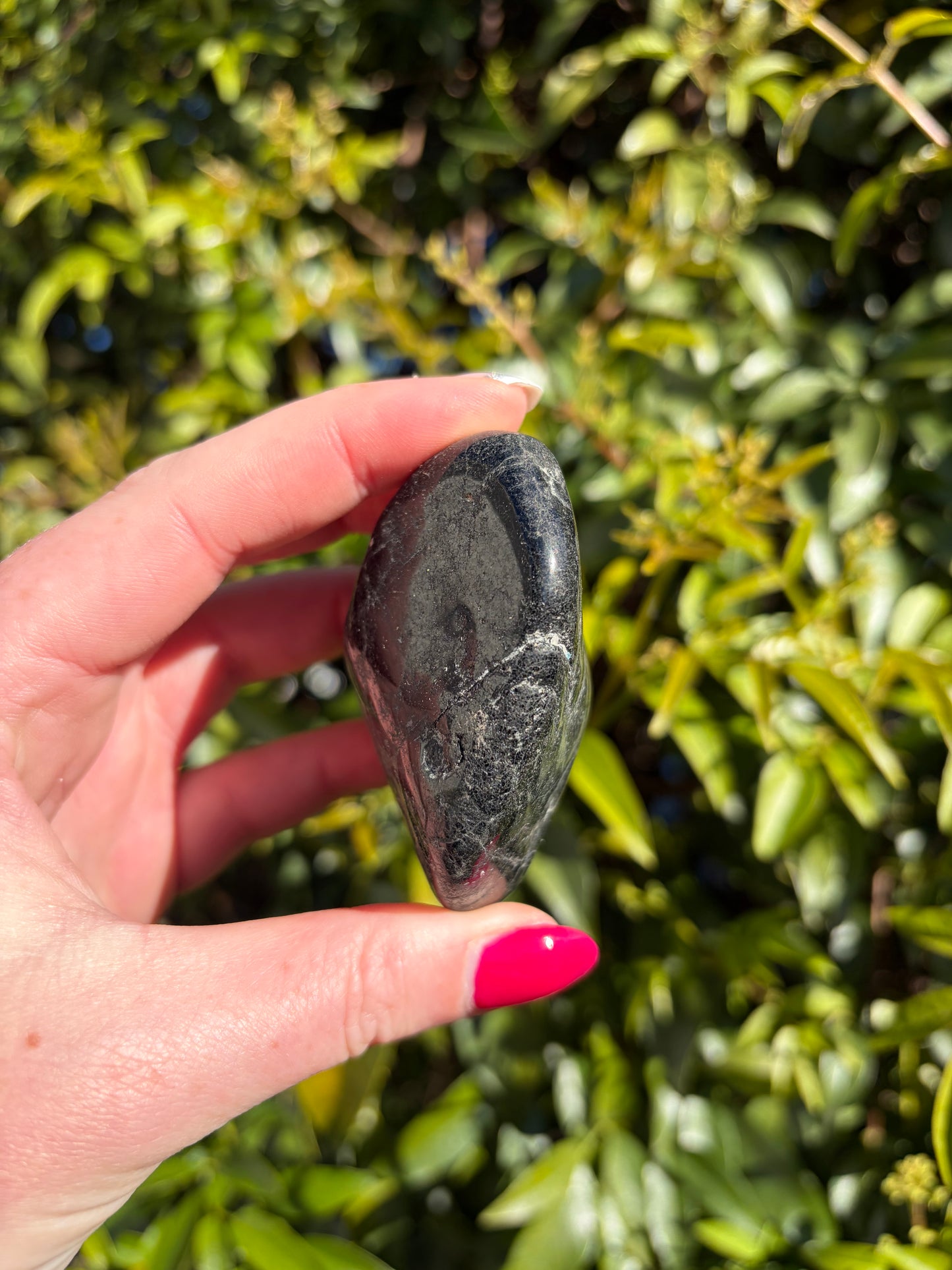 Black Tourmaline Large Tumbled Stone B