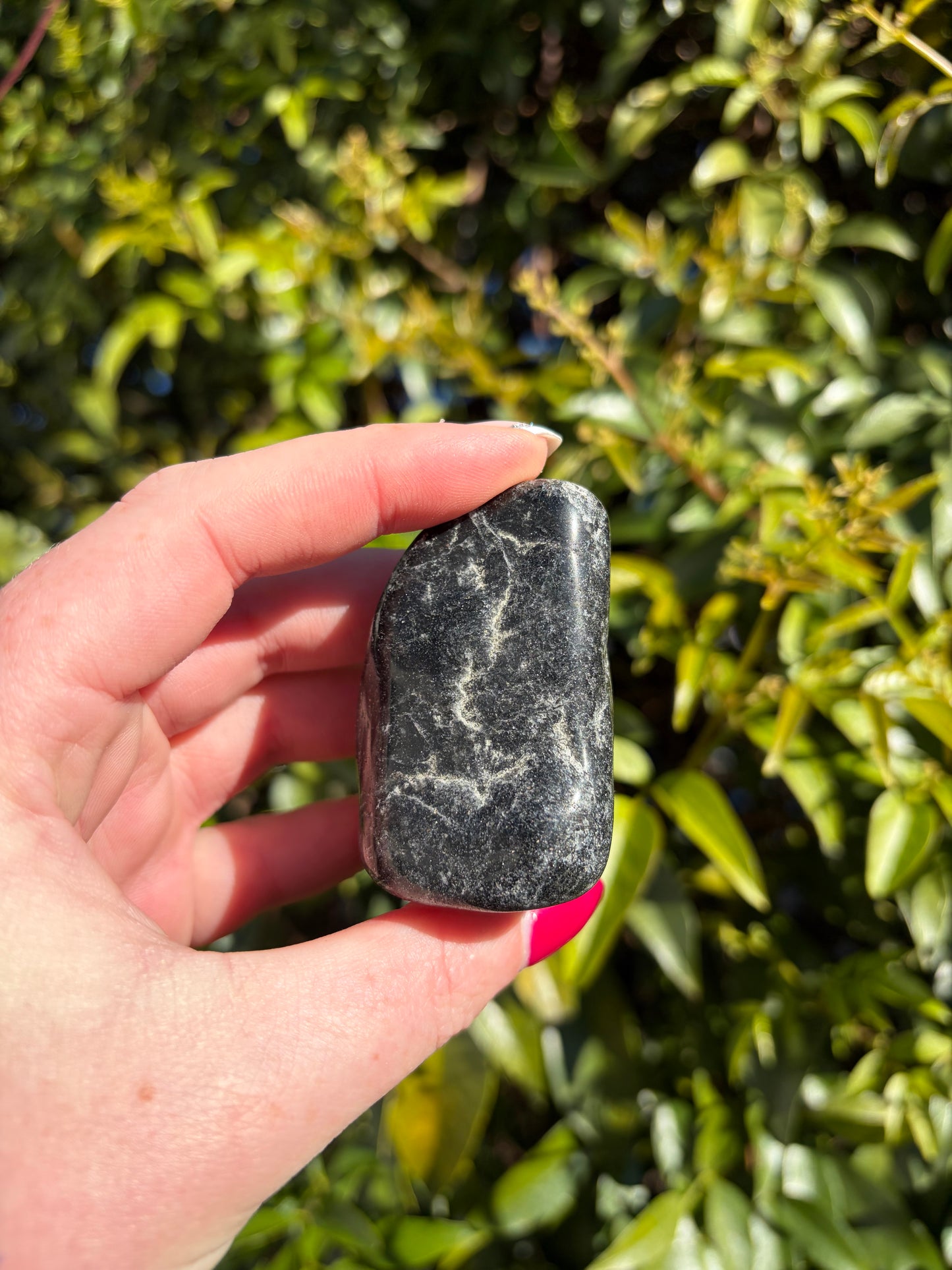 Black Tourmaline Large Tumbled Stone C