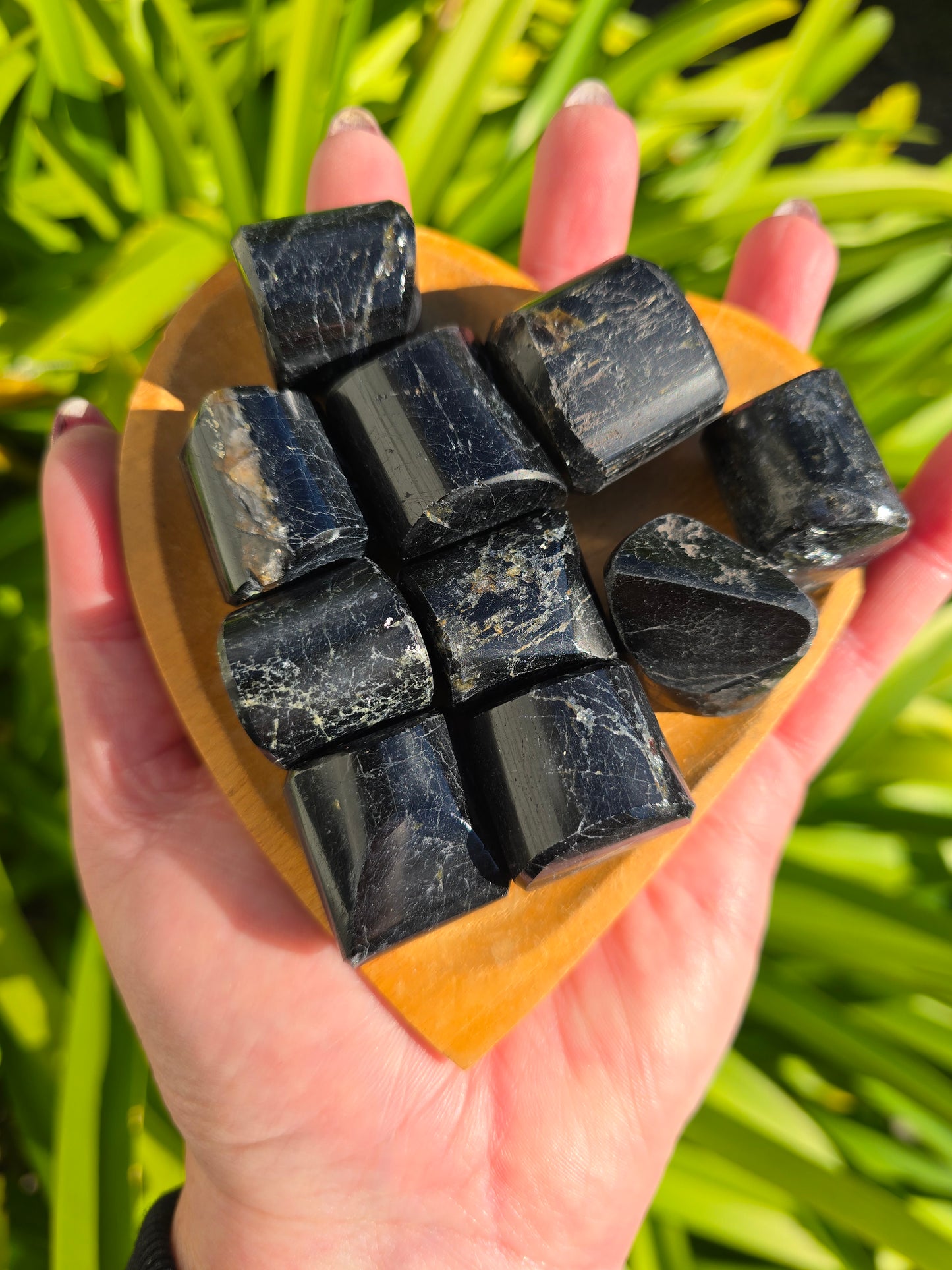 Black Tourmaline Tumbled Stone Large