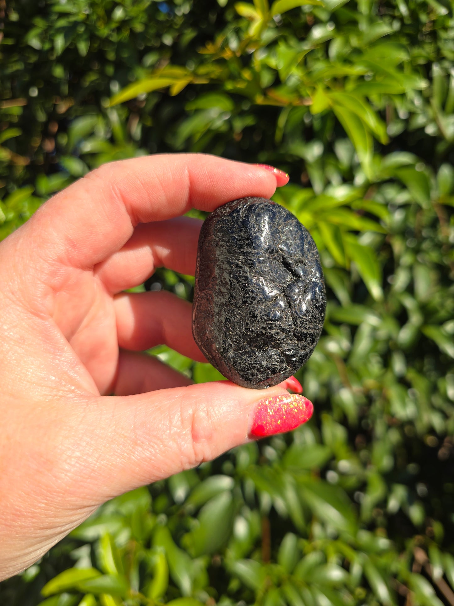 Black Tourmaline Tumbled Stone A