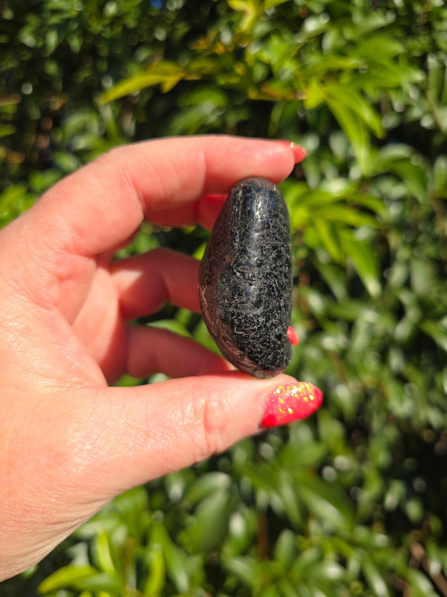 Black Tourmaline Tumbled Stone A