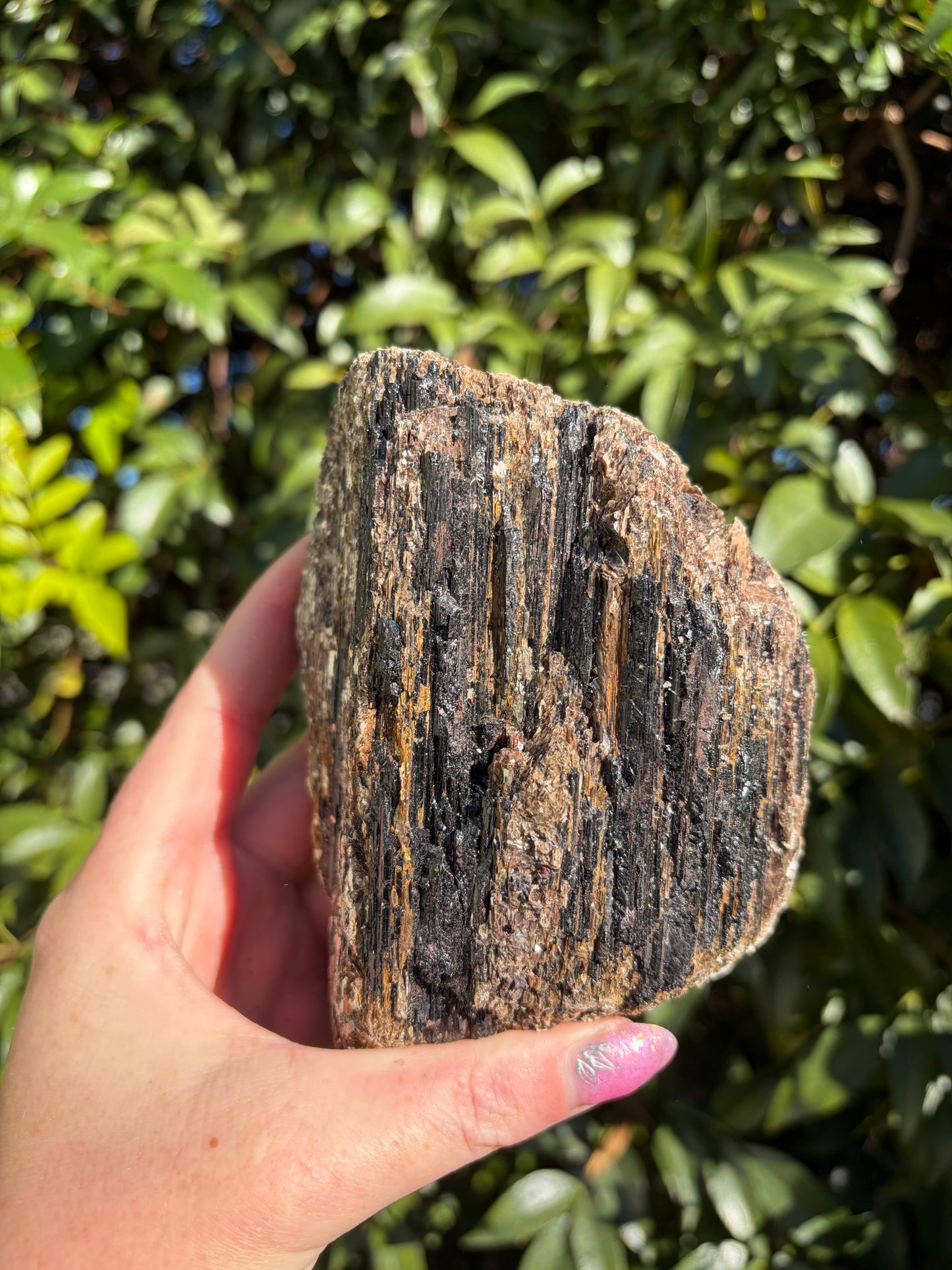 Black Tourmaline & Mica Rough Piece B 1.1kgs