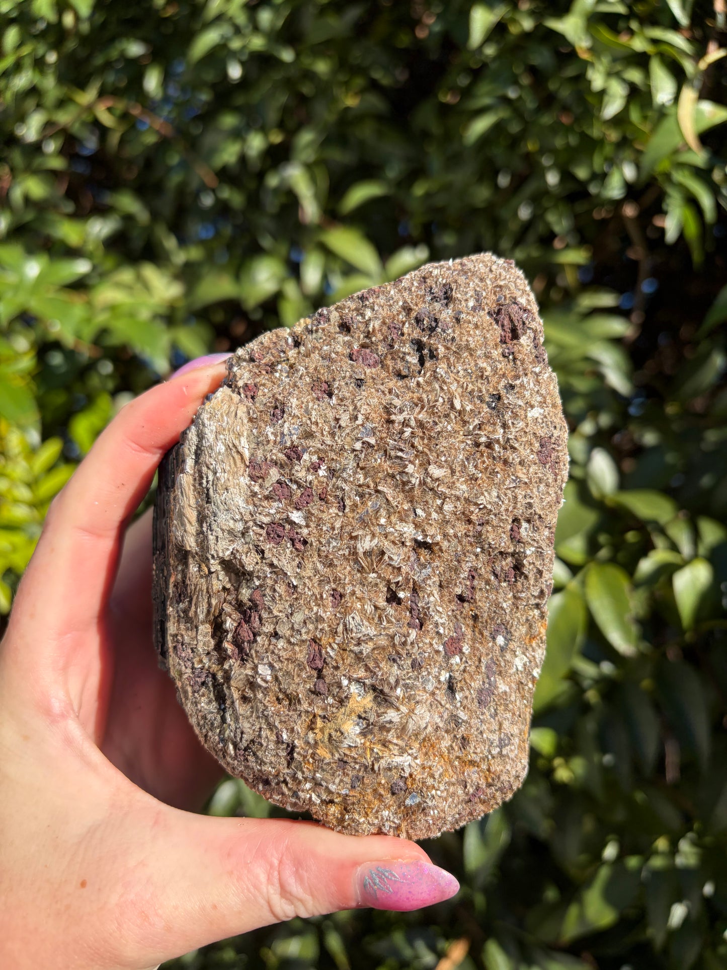 Black Tourmaline & Mica Rough Piece B 1.1kgs