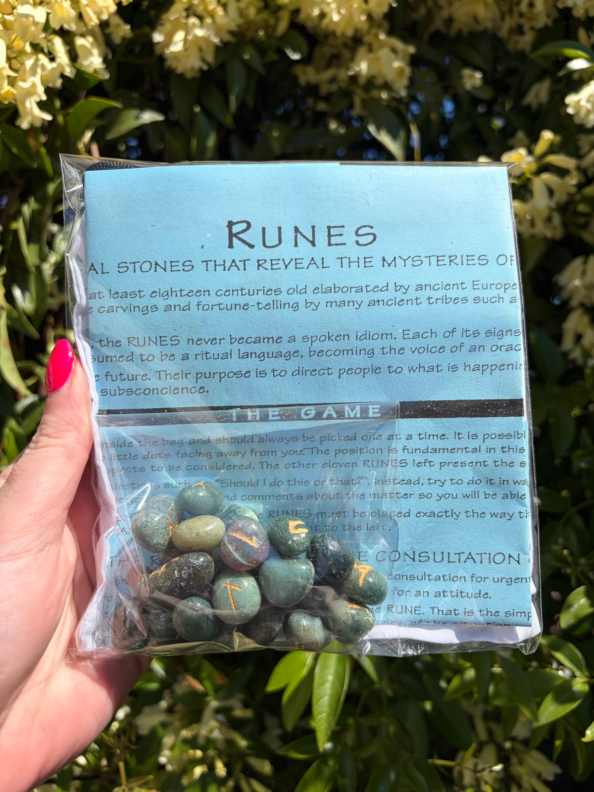 Bloodstone Crystal Rune Set