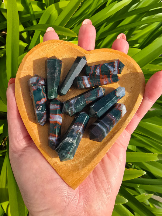 Bloodstone Double Terminated Point Small