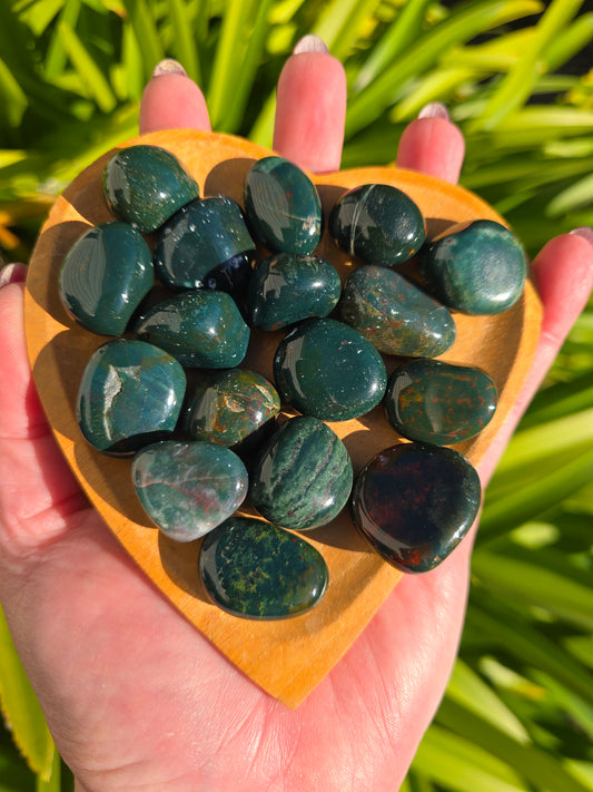 Bloodstone Tumbled Stone Small