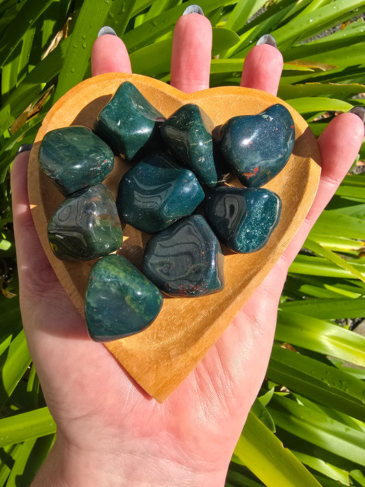 Bloodstone Large Tumbled Stone