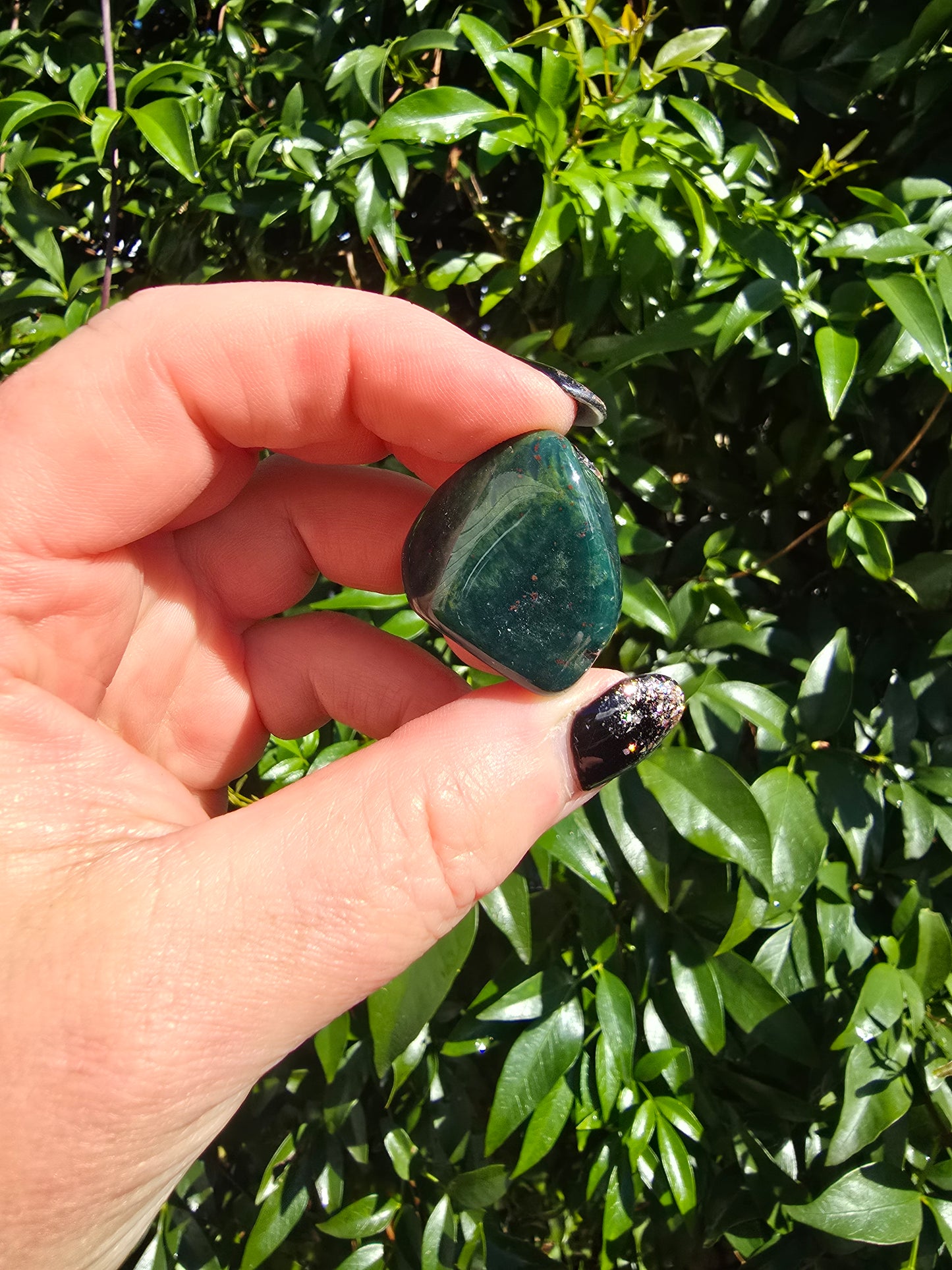 Bloodstone Large Tumbled Stone