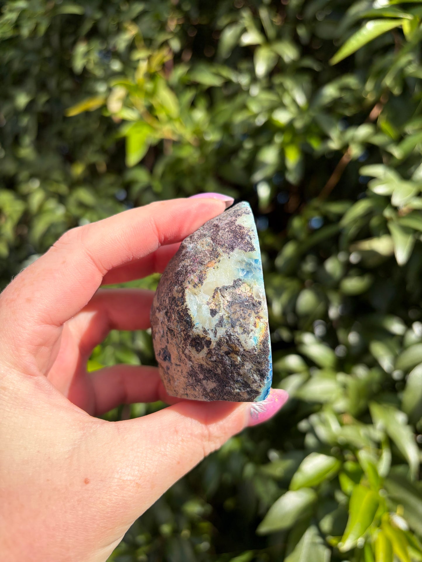 Blue Agate Geode D
