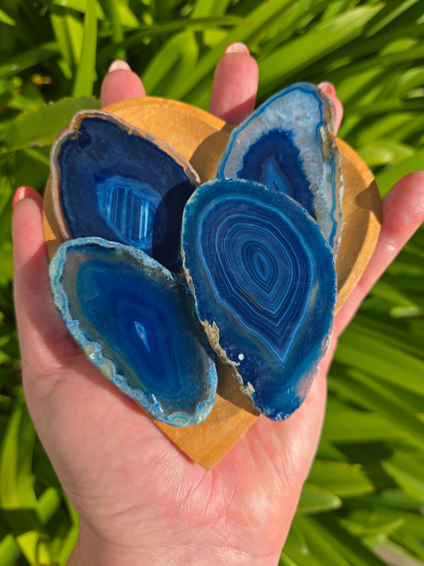 Agate Slice | Blue Medium