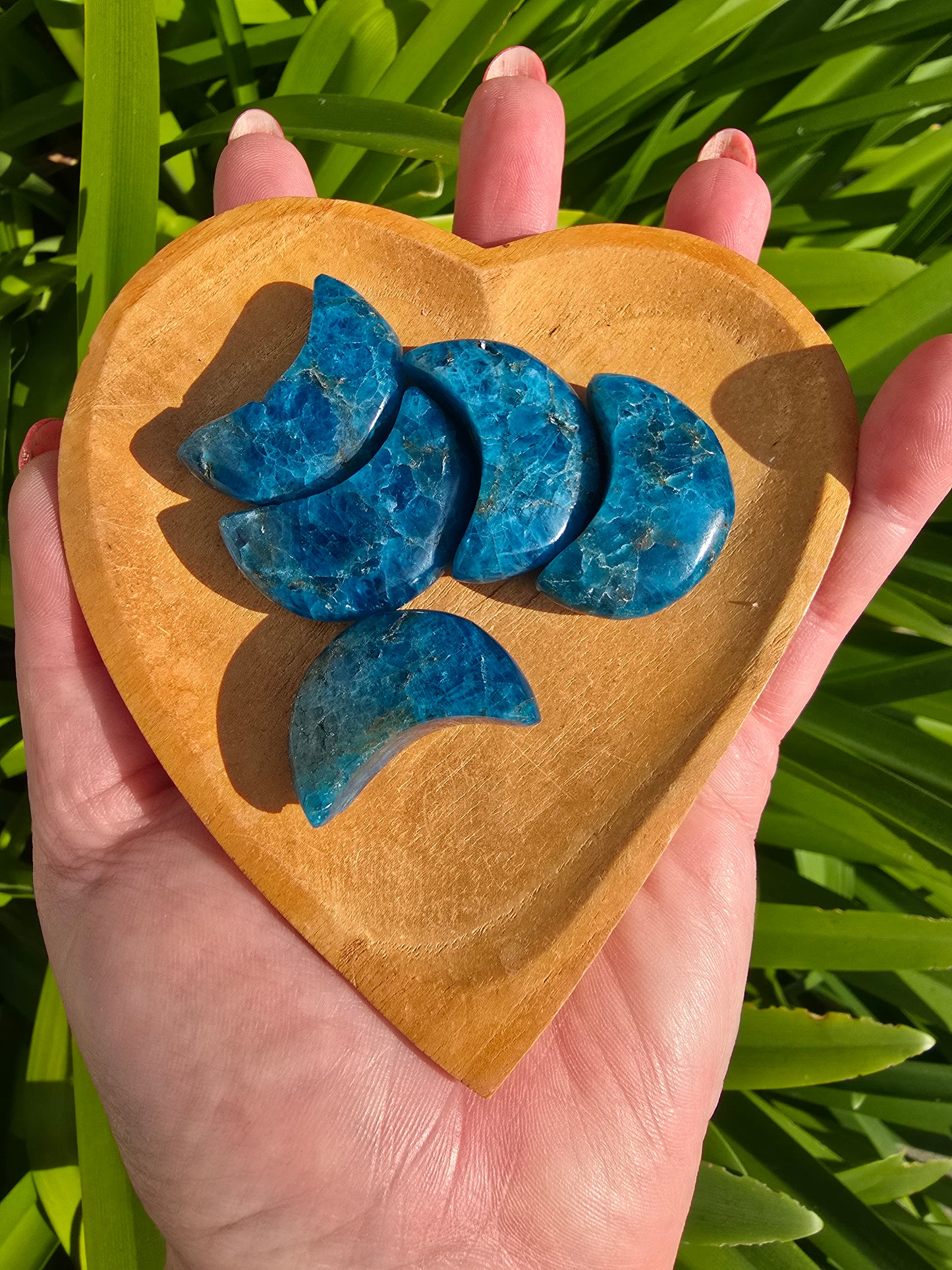 Blue Apatite Small Moon
