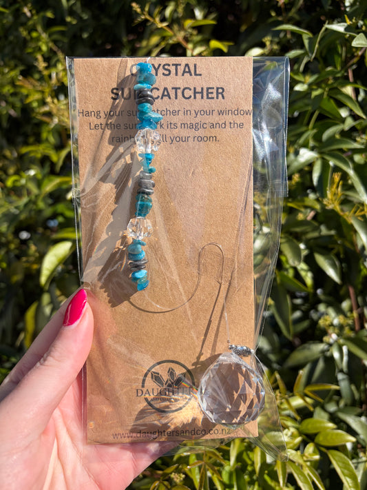 Apatite & Hematite | Sphere Sun Catcher