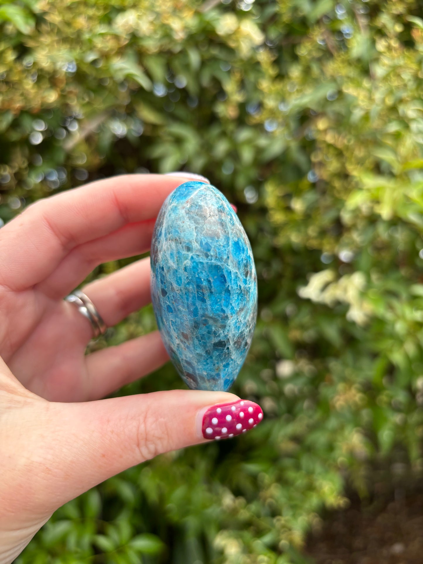 Blue Apatite Heart A