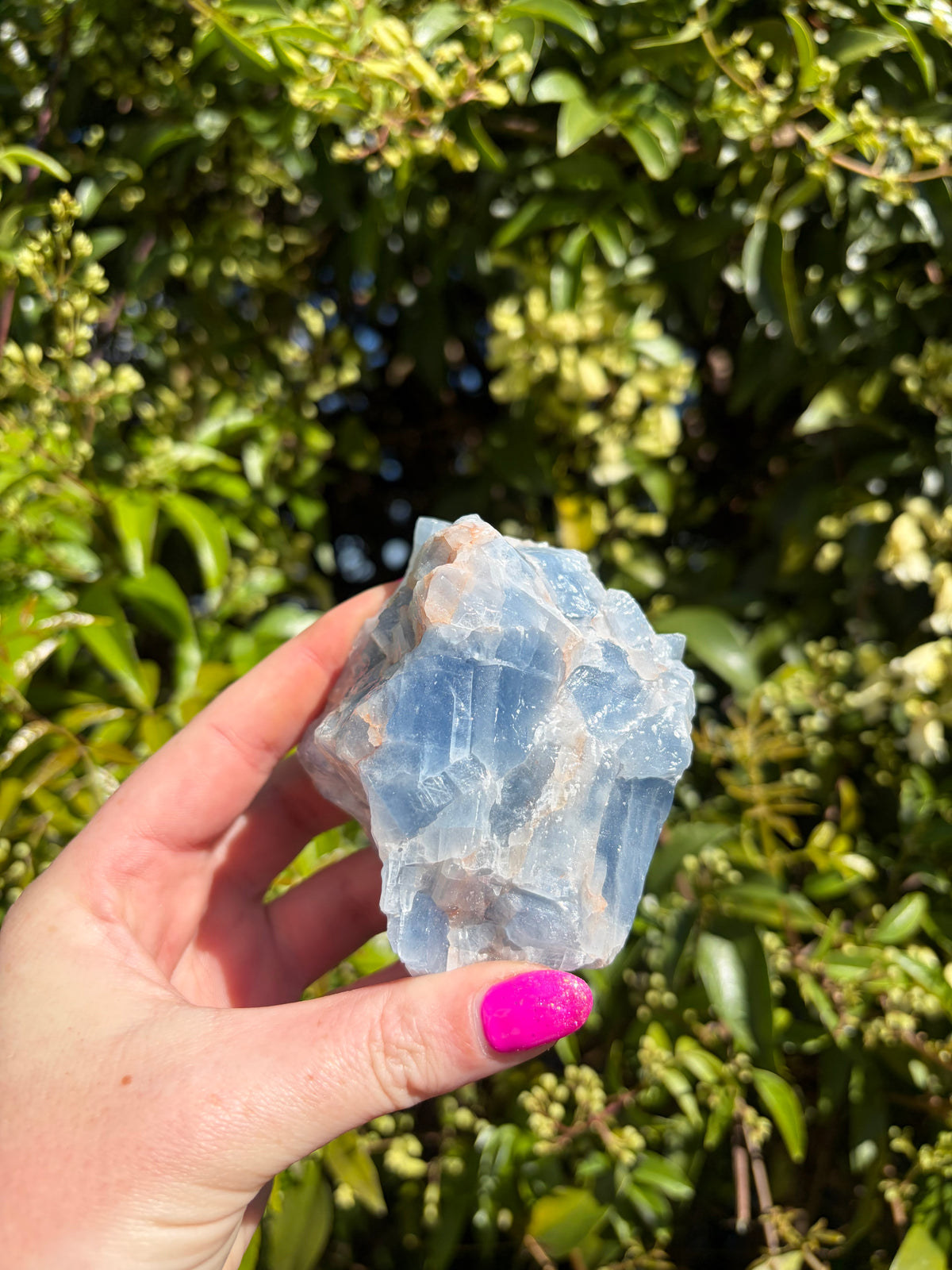 Blue Calcite Rough Piece A