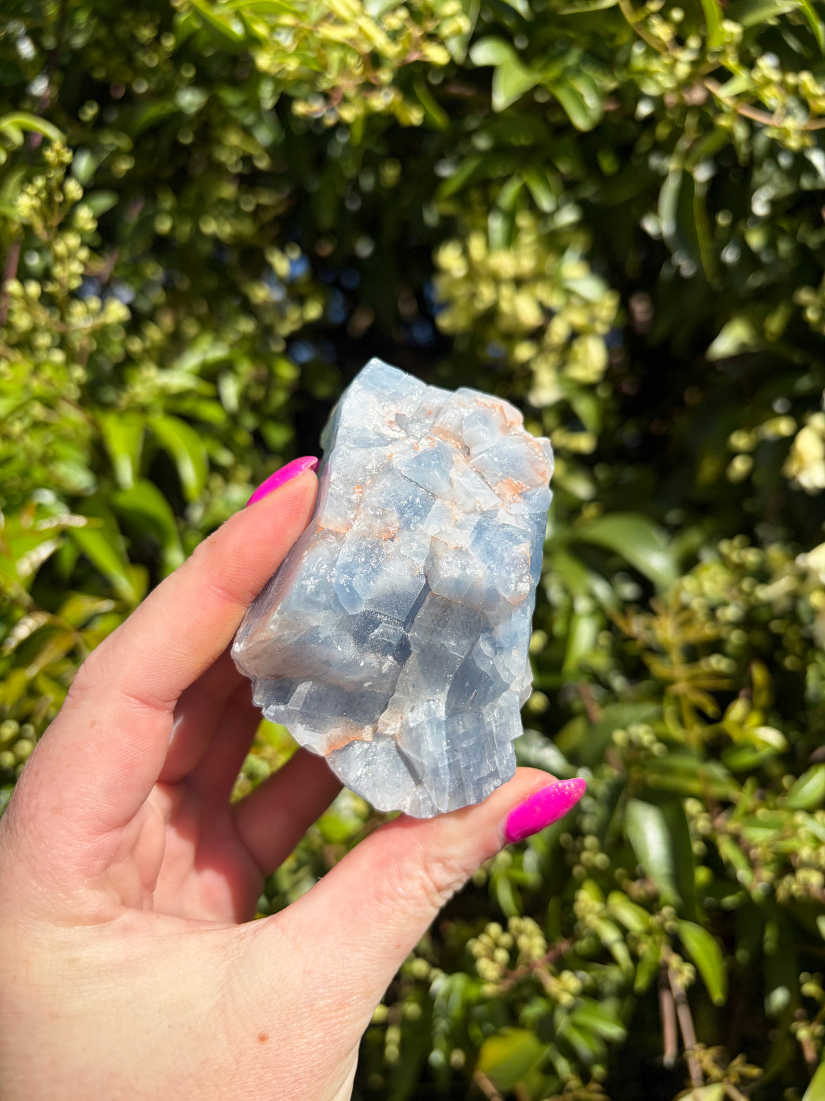 Blue Calcite Rough Piece A