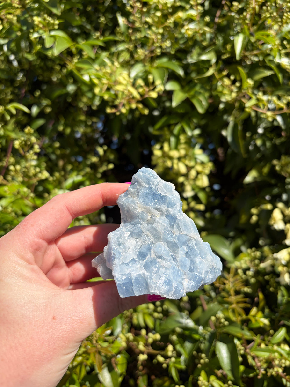 Blue Calcite Rough Piece B