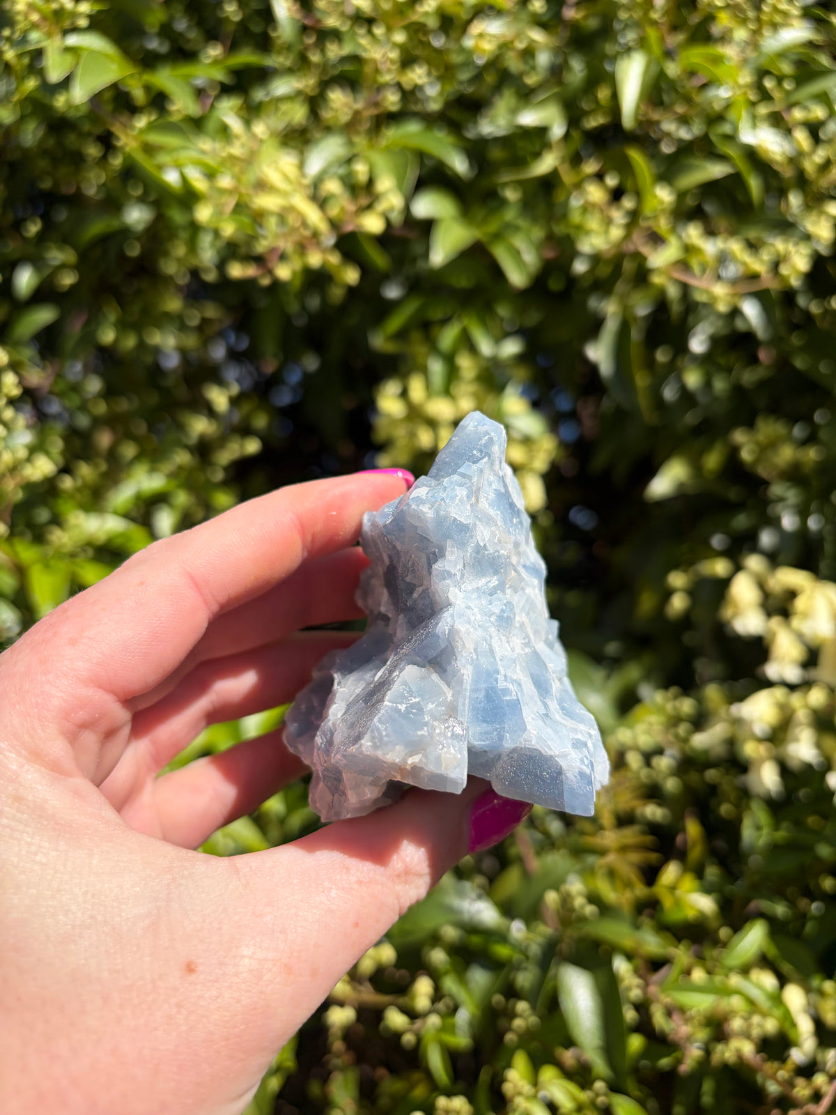 Blue Calcite Rough Piece B