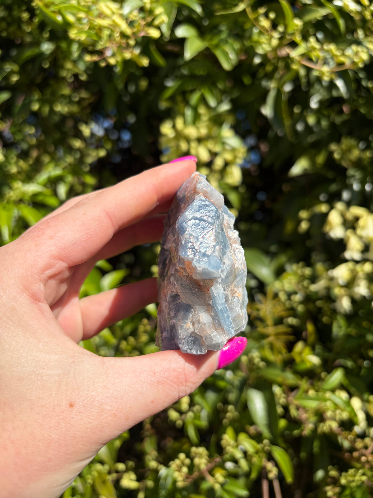 Blue Calcite Rough Piece C