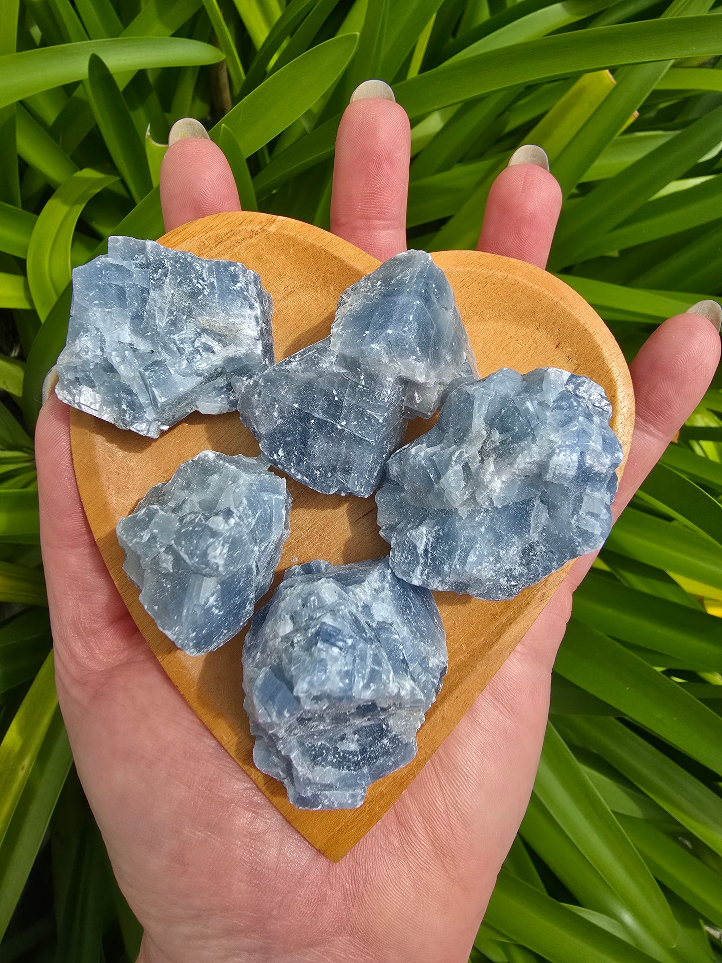 Blue Calcite Rough Small Piece
