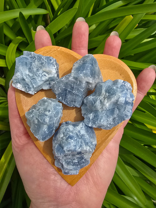 Blue Calcite Rough Small Piece