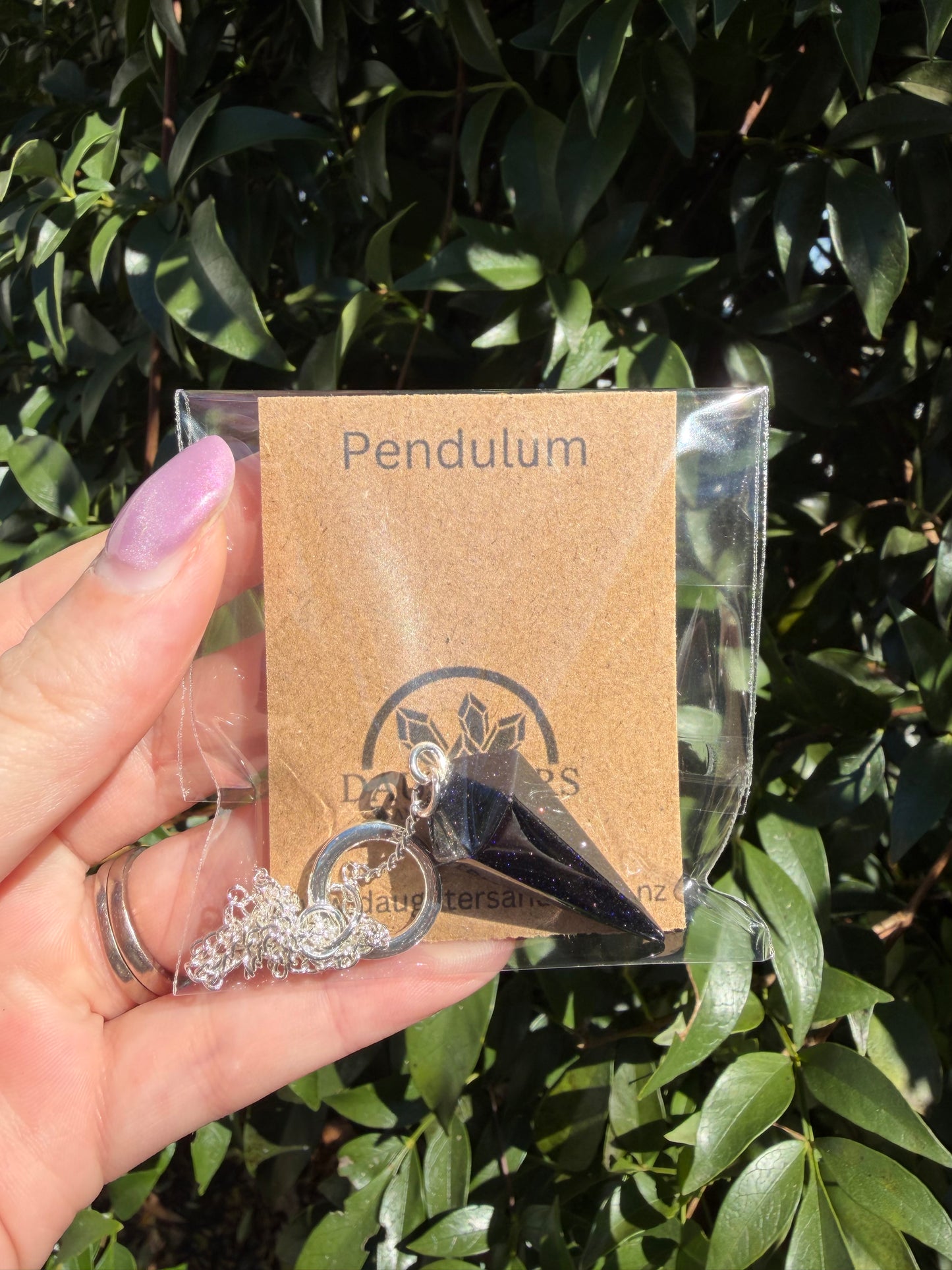 Blue Goldstone Pendulum