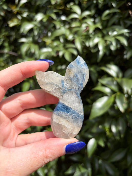 Blue Kyanite & Quartz Mermaid Tail A