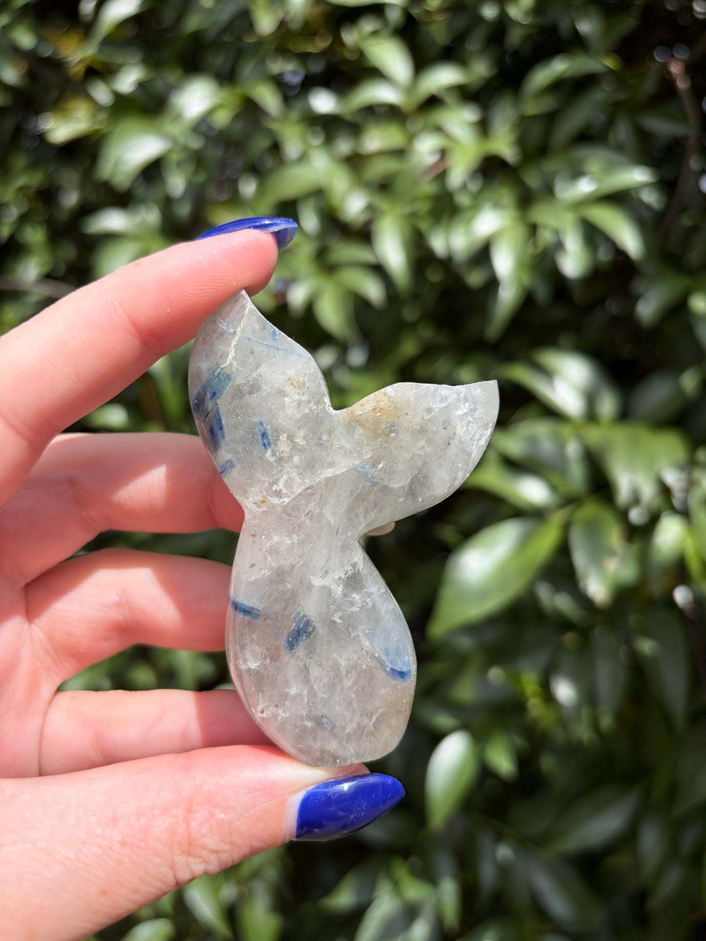 Blue Kyanite & Quartz Mermaid Tail C