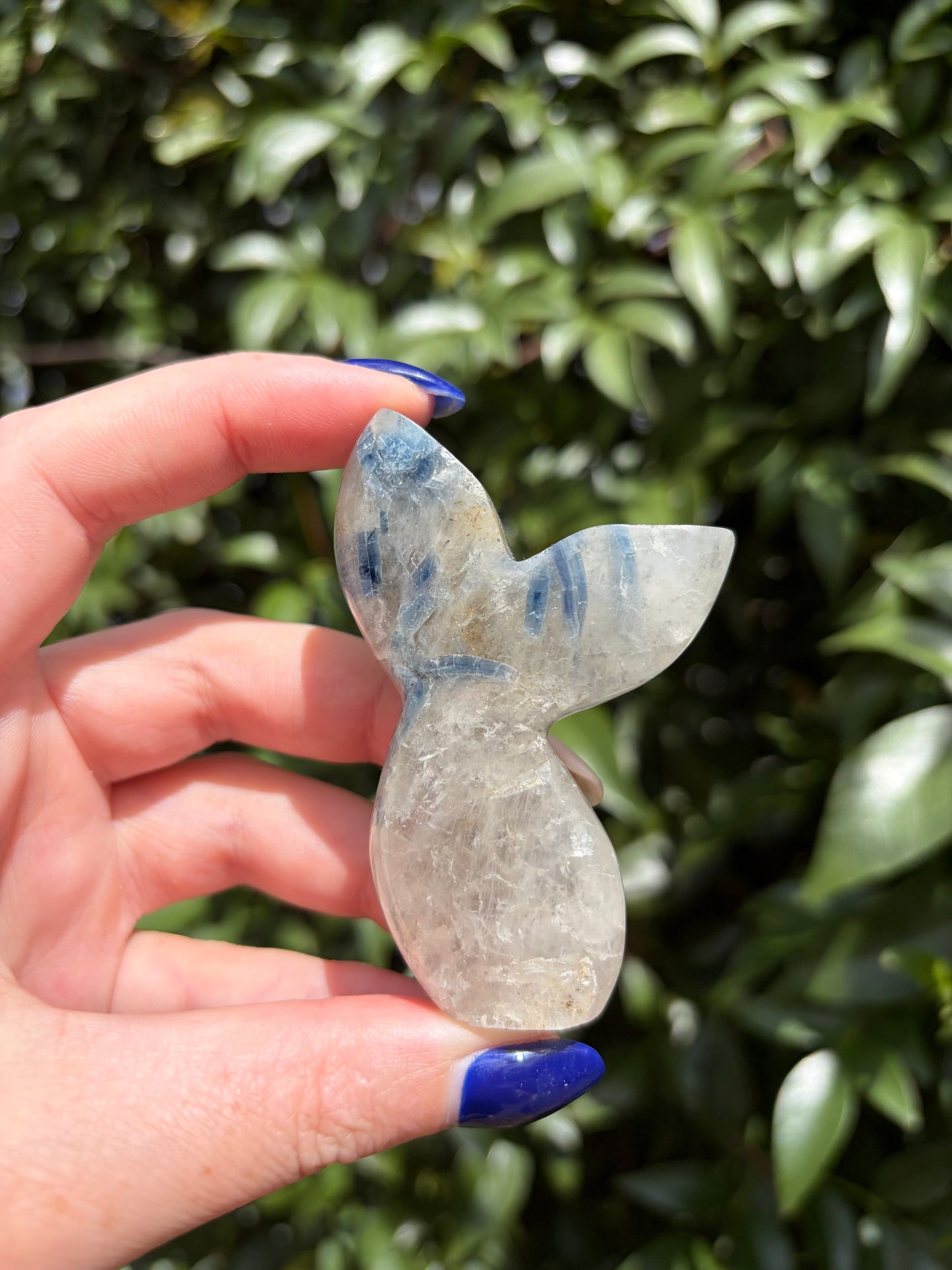 Blue Kyanite & Quartz Mermaid Tail E