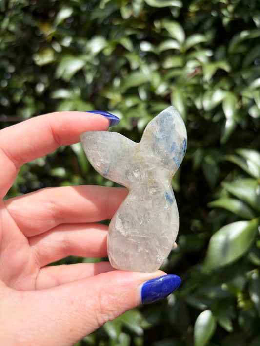 Blue Kyanite & Quartz Mermaid Tail E