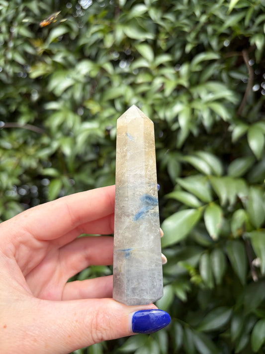 Blue Kyanite & Quartz Point F